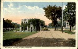 Old Round Tower Postcard