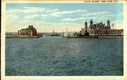 Ellis Island Postcard