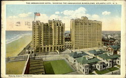 The Ambassador Hotel Atlantic City, NJ Postcard Postcard