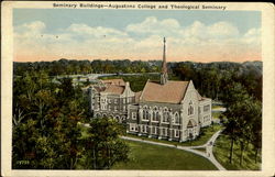 Seminary Buildings , Augustana College & Theological Seminary Rock Island, IL Postcard Postcard