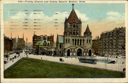 Trinity Church And Copley Square Postcard