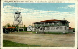Summit House Jacob's Ladder Russell, MA Postcard Postcard
