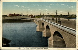 The New Bridge Hartford, CT Postcard Postcard