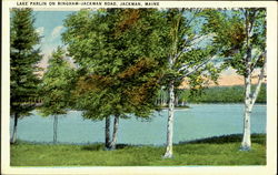 Lake Parlin On Bingham, Jackman Road Postcard