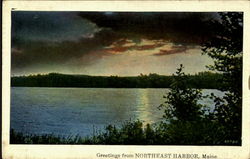 Greetings From Northeast Harbor Postcard