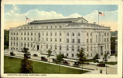 Municipal Building Hartford, CT Postcard Postcard