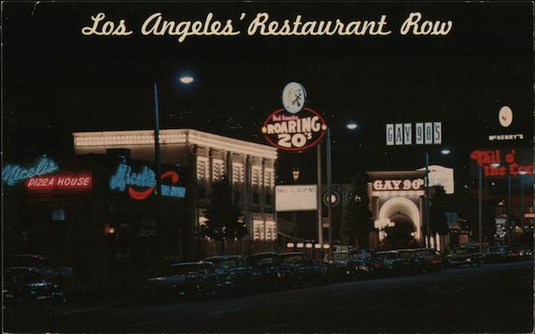 Restaurant Row Los Angeles California R.W. Chase