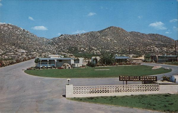 Echo Hills Estates for Mobile Homes Hemet California