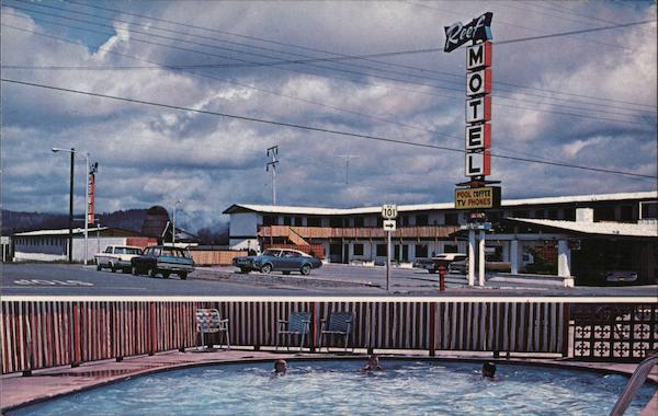 Reef Motel, Highway 101 at 7th St. Crescent City California