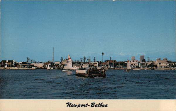 Beautiful Scenic Vacationland For Boating and Sight-Seeing Newport Beach California