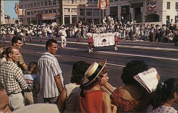 Annual Miss International Beauty Pageant Parade Long Beach California