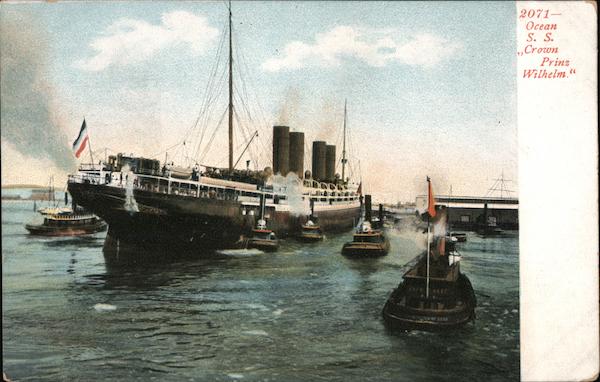 Ocean S.S. Crown Prins Wilhelm Steamers