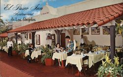 El Paseo Inn Restaurant de Los Angeles California Postcard Postcard Postcard