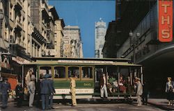 Cable Car Turntable Postcard
