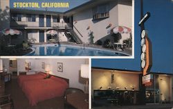 Downtown Motel Stockton, CA Postcard Postcard Postcard
