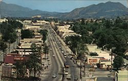 Ventura Boulevard, Studio City - San Fernando Valley Postcard