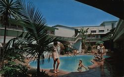 The Del Capri Hotel and Apartments Los Angeles, CA Postcard Postcard Postcard