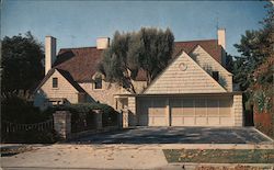 Home of Barbara Stanwyck, Holmby Hills Postcard