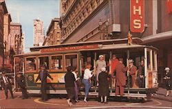 Cable Car on Turntable Postcard
