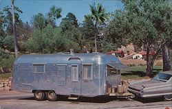 Silver Streak Travel Trailer Postcard