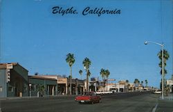 Street Scene Blythe, CA Postcard Postcard Postcard