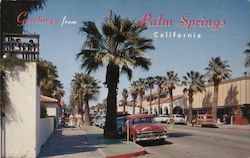 Palm Canyon Drive Palm Springs, CA H. Lowman Postcard Postcard Postcard