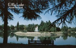 Ellis Lake Marysville, CA Peter A. Baccilieri Postcard Postcard Postcard