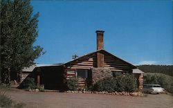 Alper's Owens River Ranch. The Lodge. Postcard