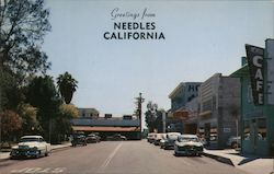 Greetings from Needles California Jim Horn Postcard Postcard Postcard