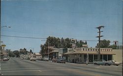 Main Street Lone Pine, CA Merle Porter Postcard Postcard Postcard