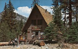 Mono Hot Springs Bath House Postcard