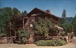 Bret Harte Cabin and Hangman's Tree Postcard