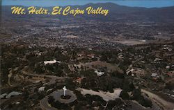 Aerial View of Mt. Helix - El Cajon Valley California Postcard Postcard Postcard