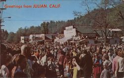 Greetings from Julian, Calif California Postcard Postcard Postcard