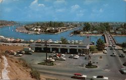 East Bay Channel and Bridge to Balboa Harbor Newport Beach, CA Postcard Postcard Postcard