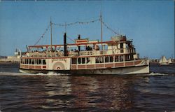 Harbor Cruise Boat "Princess" Ports O'Call Village Postcard