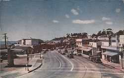 Street Scene Laguna Beach, CA Postcard Postcard Postcard