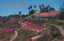 Sloping Banks of Heisler Park Laguna Beach, CA Postcard Postcard Postcard