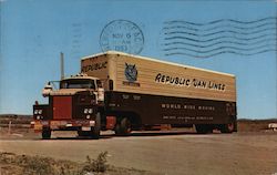 Republic Van and Storage Co. Postcard