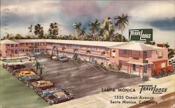 Santa Monica TraveLodge Postcard