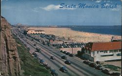 Santa Monica Beach Postcard