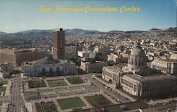 Convention Center and Civic Center Plaza, City Hall San Francisco, CA Proctor Jones Postcard Postcard Postcard