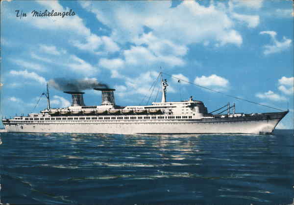 T/n Michelangelo, Espresso Mediterraneo-Nord America