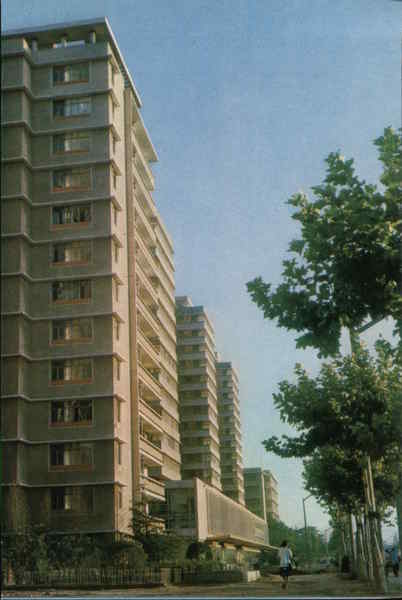 New mansions on Caoxi Road Shanghai China