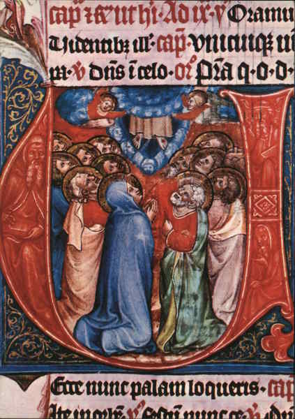 The Ascension of Christ with Apostles and Virgin Mary Czechoslovakia