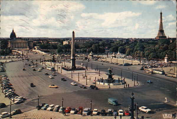 La place de la Concorde Paris France