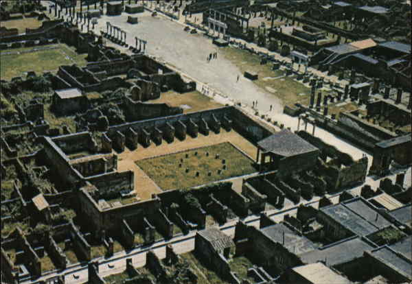 Forum at Pompeii Italy