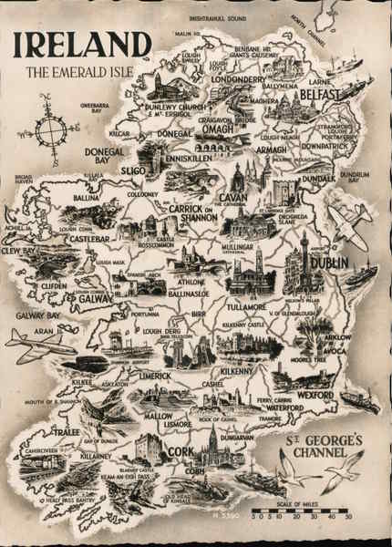 Ireland. The emerald Isle.