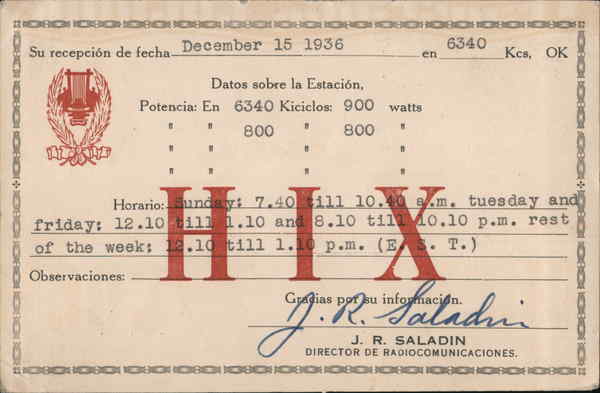 HIX Trujillo Dominican Republic Caribbean Islands