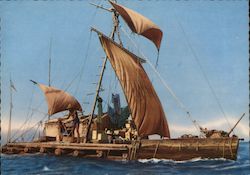 Kon Tiki expedition 1947 Across the Pacific Postcard